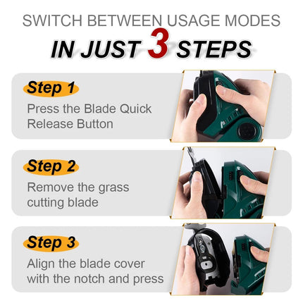 Cordless Hedge Trimmer with 2 Batteries, Shrub Trimmer – image 6