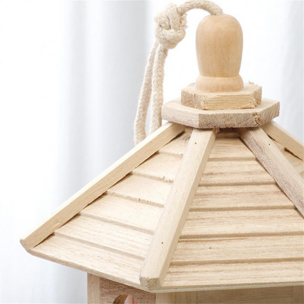 Bird Feeders for Outside, Crow Feeder with Roof and Clear Seed Panel – image 9