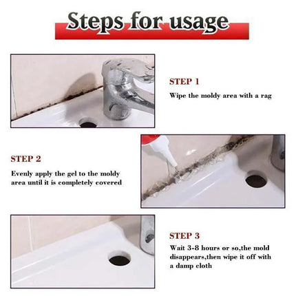 Shower Mold Remover Gel, Mold and Mildew Remover for Tile and Grout – image 8