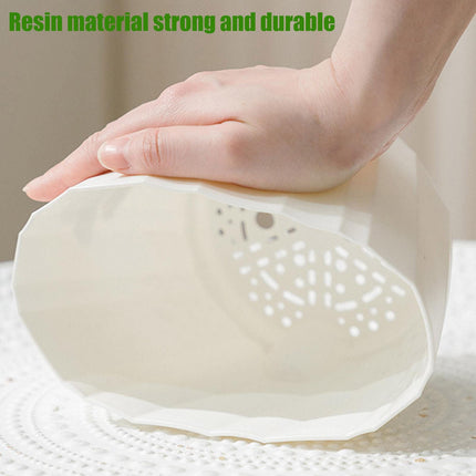 Indoor Planter with Self Watering Reservoir, Modern Plastic Flower Pot – image 9