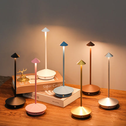 Table Lamps for Bedroom, Cordless Table Lamp with Touch Dimming