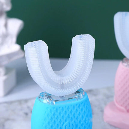 Electric Toothbrush for Sensitive Gums, Rechargeable Electric Toothbrush with 360 Degree U Shaped Toothbrush Head – image 7
