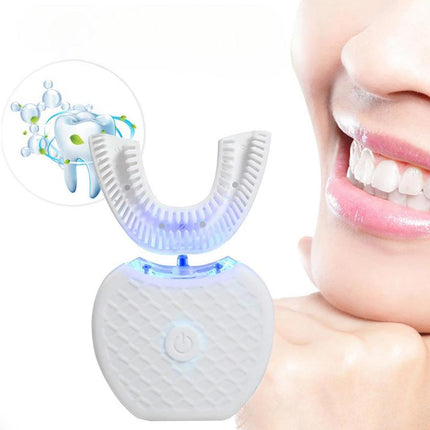 Electric Toothbrush for Sensitive Gums, Rechargeable Electric Toothbrush with 360 Degree U Shaped Toothbrush Head – image 8