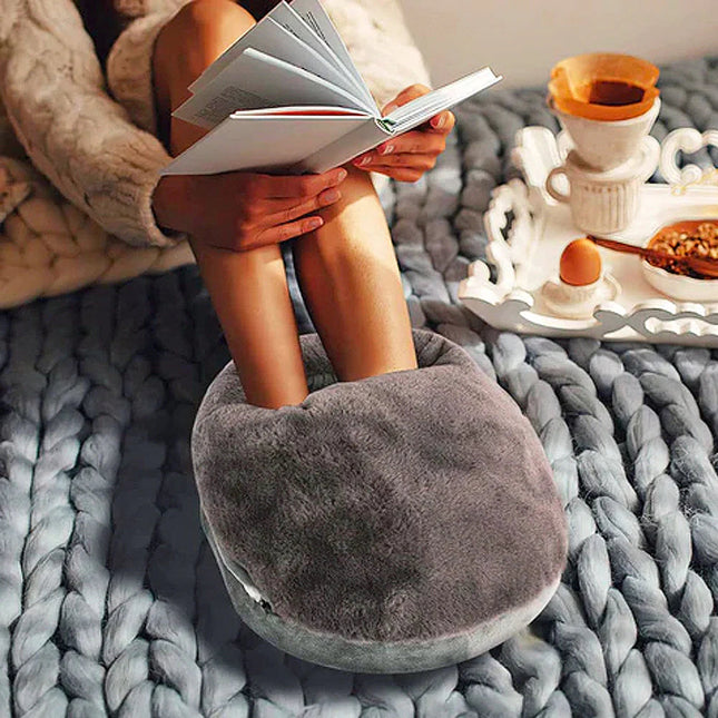 Electric Foot Warmer, XL Foot Heater with Adjustable Heat Levels, Washable Feet Warmer for Office and Home