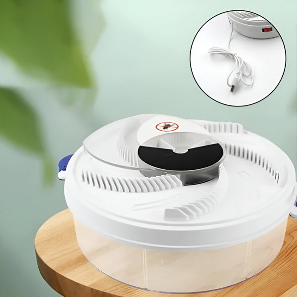 Indoor Fly Trap, USB Electric Fly Trap for Kitchen, Reusable Fly Catcher, Chemical Free Flying Insect Trap