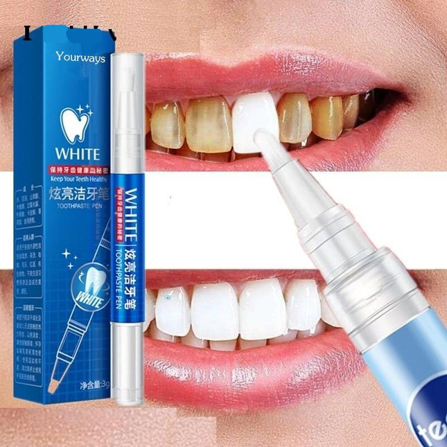 Teeth Whitening Pen with Natural Teeth Whitener, Sensitive Tooth Whitening Gel Pen for Coffee and Wine Stains