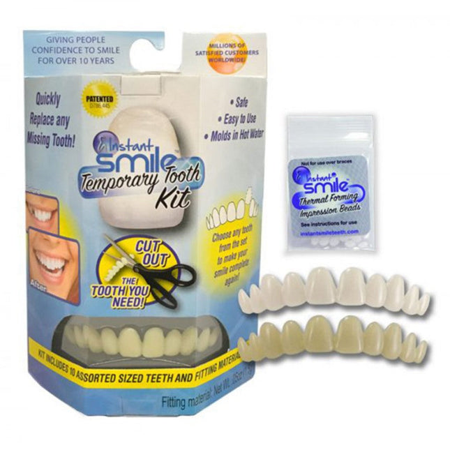 Cosmetic Veneers, Fake Teeth Cover for Gaps, Temporary Teeth Stickers