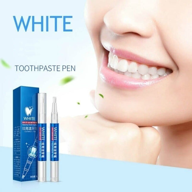 Sensitive Tooth Whitening Gel Pen for Coffee and Wine Stains, Teeth Whitening Pen with Natural Teeth Whitener