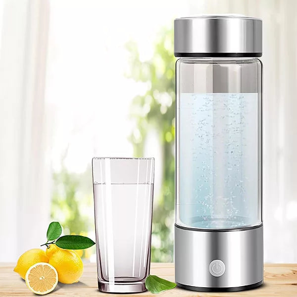 Hydrogen Water Bottle for Travel, Stainless Steel Water Bottle with Hydrogen Generator, Reusable Sports Water Bottle