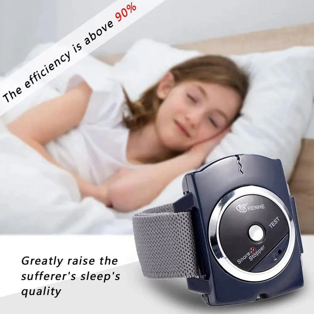 Anti Snoring Device Wristwatch with Auto Mode, Snore Stopper Wristband