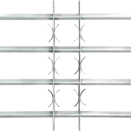 Window Security Bars, Galvanized Steel Window Grille