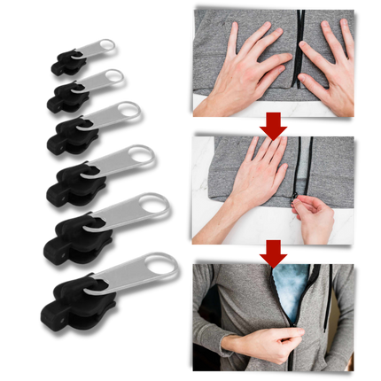 Zipper Repair Kit, Replacement Zipper Pull for Jeans and Coats