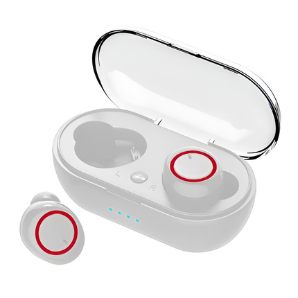 Bluetooth Headphones for TV and Smartphone, Wireless Headphones with Charging Case
