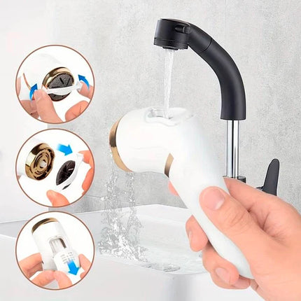 Electric Vacuum Callus Remover for Feet, Rechargeable Waterproof Foot File with Three Heads, Two Speeds and LCD Display