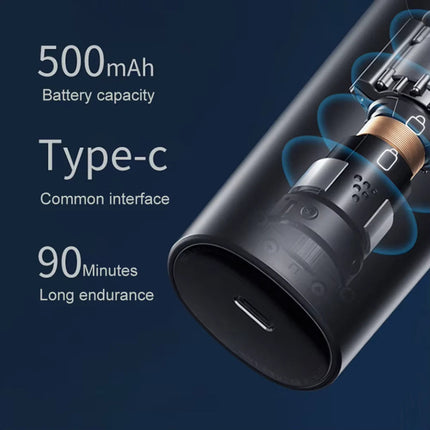 Rechargeable Electric Nose Hair Trimmer with Low Noise Motor, Waterproof Nose and Ear Hair Trimmer – image 4