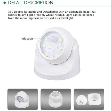 Motion Sensor Outdoor Lights, Battery Powered Motion Sensor Light – image 7