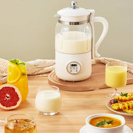 Soy Milk Maker with Heating, Filter Free Soybean Milk Machine with 18/16 Steel Blades and Cleaning Mode – image 7