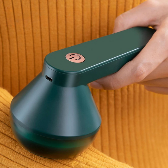 Electric Lint Remover, Cordless Fabric Shaver for Clothes and Upholstery, Rechargeable Lint Shaver with USB Cable