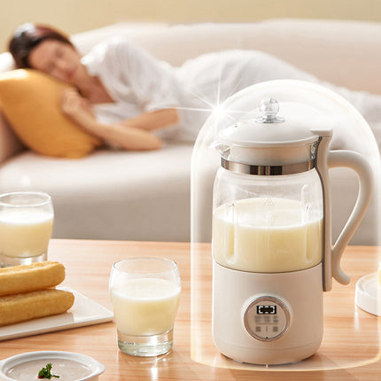 Soy Milk Maker with Heating, Filter Free Soybean Milk Machine with 18/16 Steel Blades and Cleaning Mode – image 8