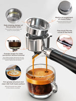 Tuzwa Espresso Coffee Machine | 20-Bar Semi-Automatic Espresso Machine with Temperature Control for Cappuccino, Latte & Espresso