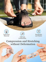 Tuzwa Soft Toe Separators for Bunions – Flexible Rubber Toe Spacers for Cushioning, Toe Alignment Support & Everyday Foot Comfort