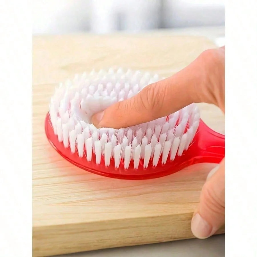Tuzwa Exfoliating Bath Scrubber with Long Handle – Soft Bristle Body Brush for Shower, Deep Cleaning, Back Scrubbing & Gentle Exfoliation