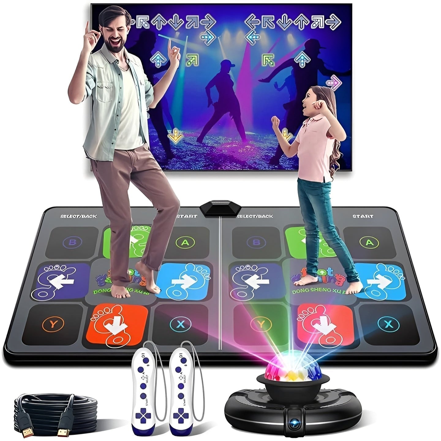 Active Play | Interactive Dance Mat with Motion-Sensing Technology | Fun Workouts for Kids 0