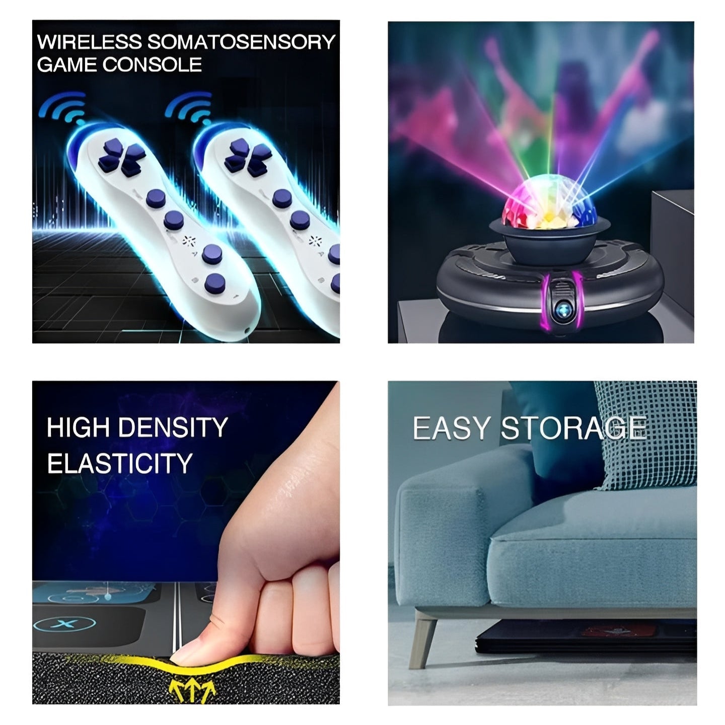 Active Play | Interactive Dance Mat with Motion-Sensing Technology | Fun Workouts for Kids 4