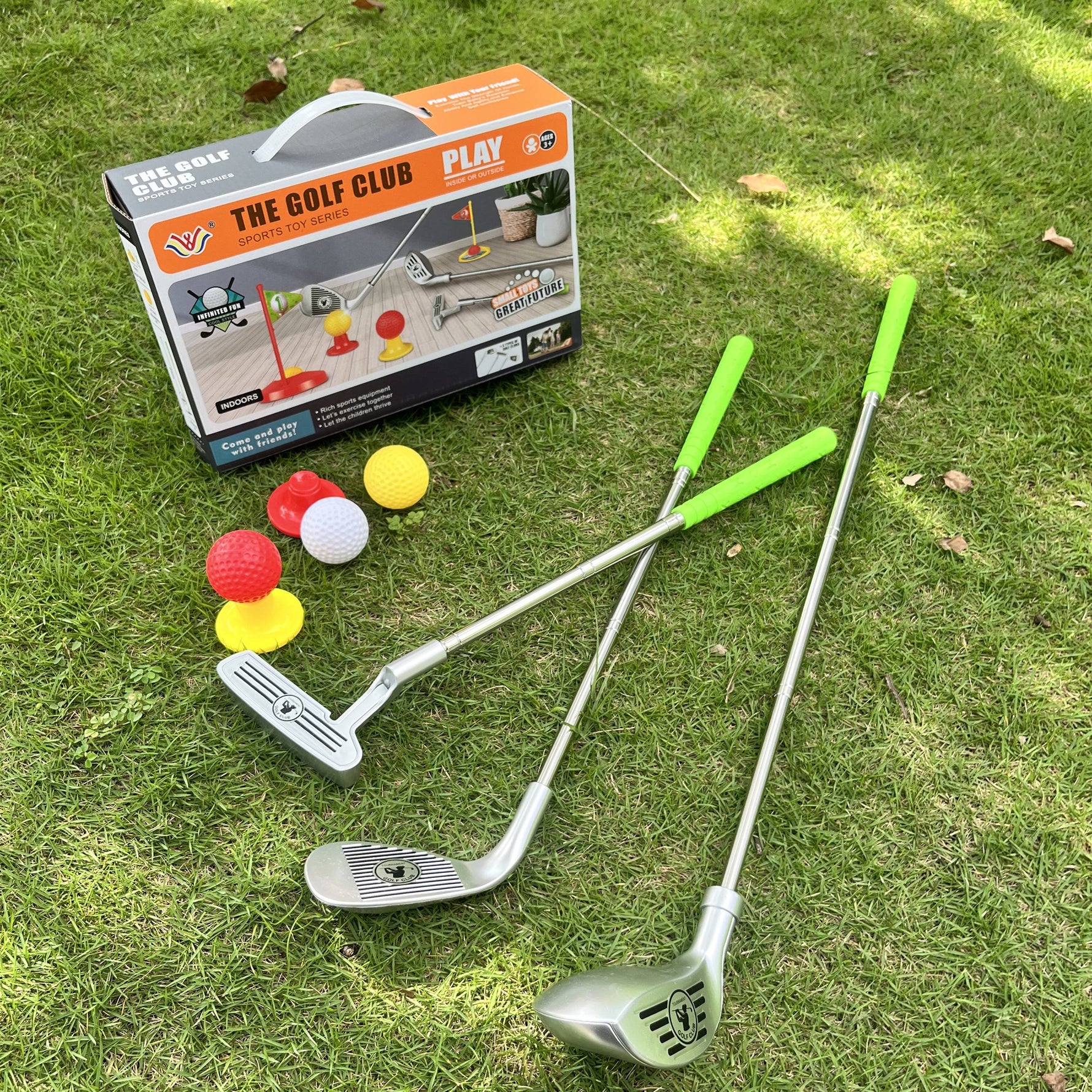 Active Play | Kids Golf Set with Adjustable Clubs & Targets | Fun Indoor and Outdoor Golf Experience 0