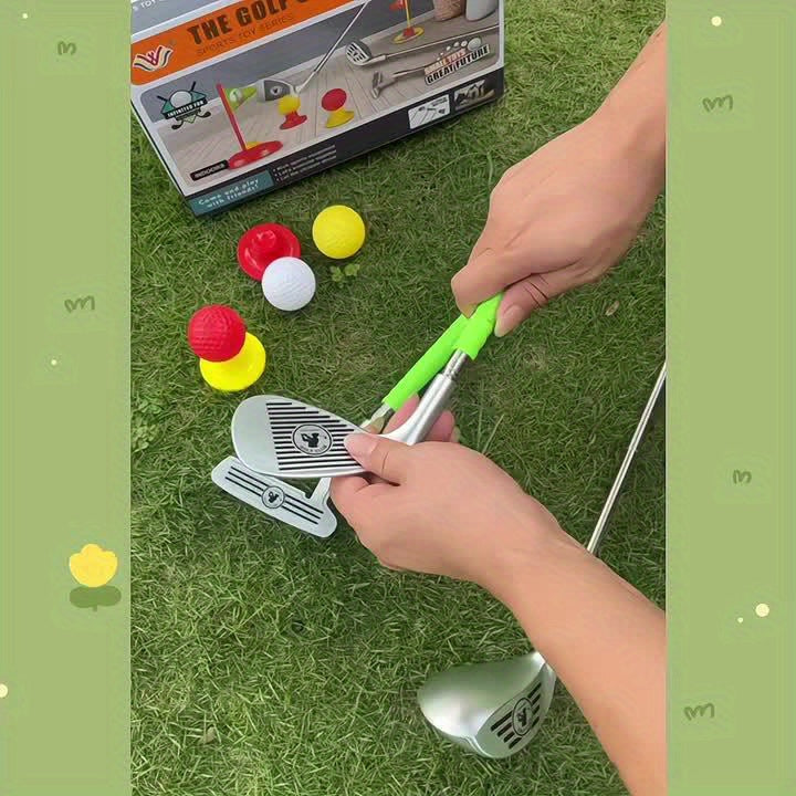 Active Play | Kids Golf Set with Adjustable Clubs & Targets | Fun Indoor and Outdoor Golf Experience 7