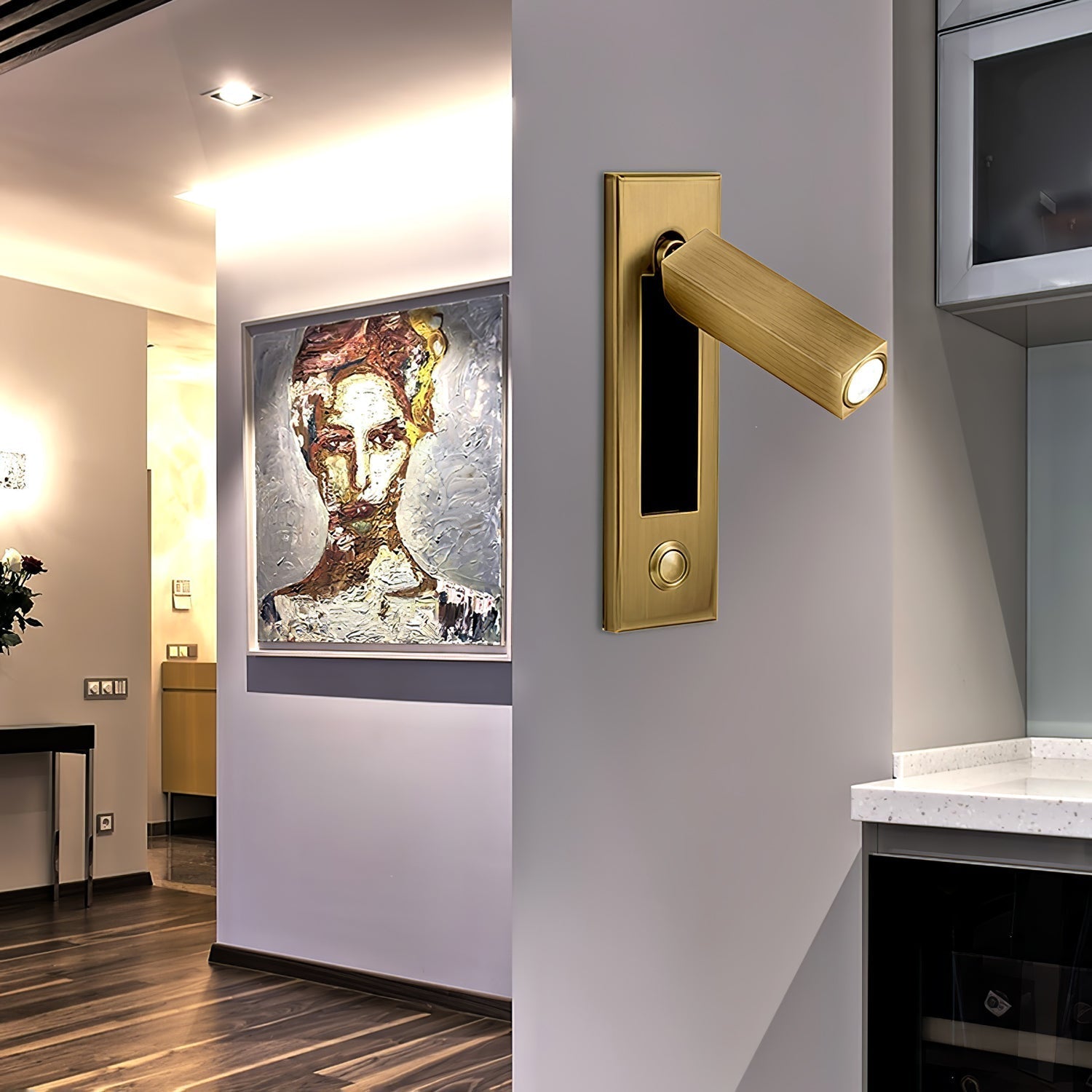 Adjustable LED Wall Light | Space-Saving Flush Mount Design for Modern Interiors 5