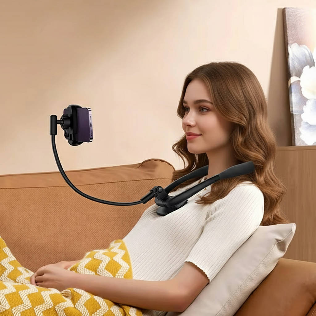 Adjustable Phone Holder | Flexible Stand with 360-Degree Rotation | Hands-Free Viewing for Ultimate Comfort 0