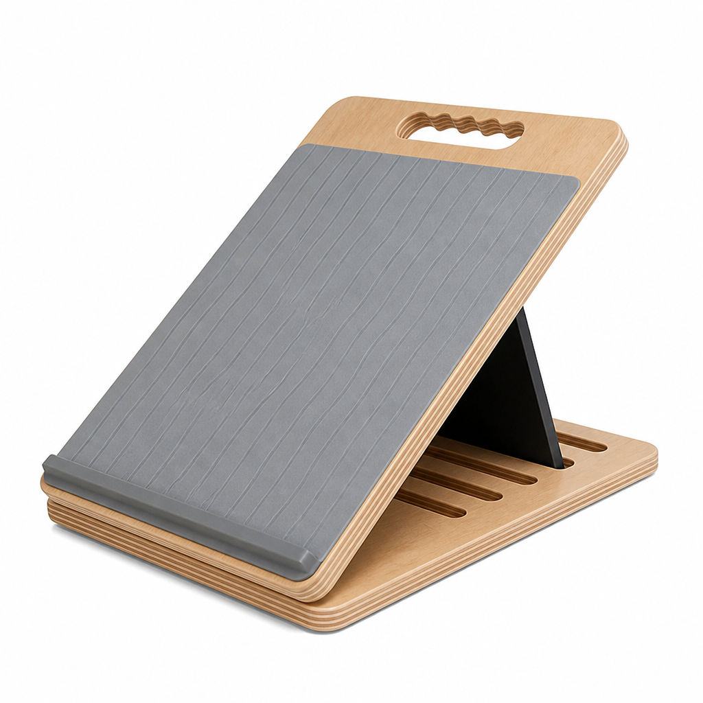 Adjustable Slant Board | Wooden Exercise Ramp with Non-Slip Surface | Ideal for Enhanced Stretching and Flexibility 0
