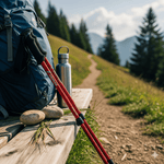 Adjustable Trekking Poles | Lightweight Design with Ergonomic Handles | Perfect Hiking Sticks for Stability and Comfort 2