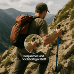 Adjustable Trekking Poles | Lightweight Design with Ergonomic Handles | Perfect Hiking Sticks for Stability and Comfort 5
