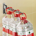 Adjustable Wall-Mounted Clothes Rack with Foldable Design for Space Efficiency 4