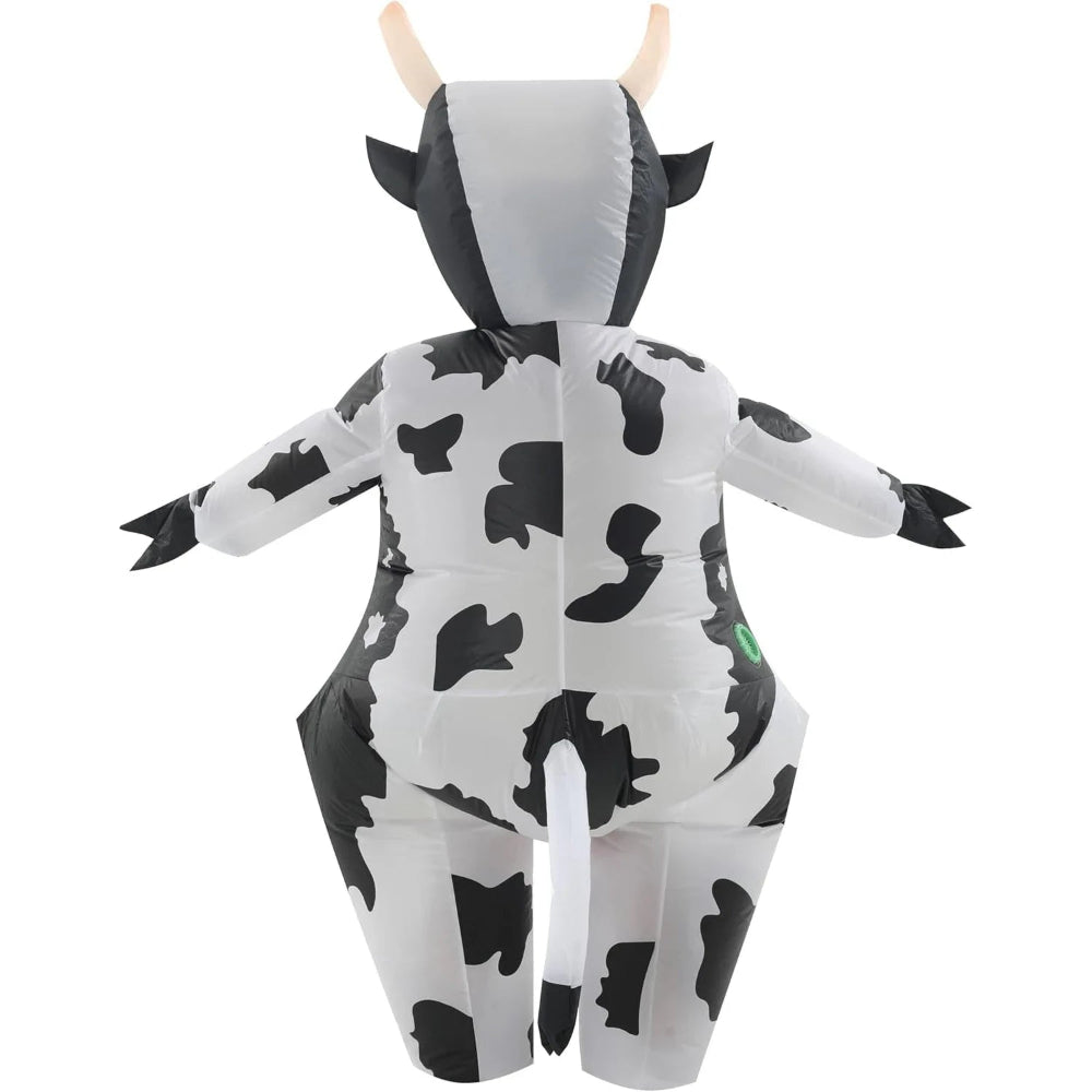 Adult Halloween Costumes | Inflatable Cow Costume with Eye-Catching Design for Fun Parties and Events 4