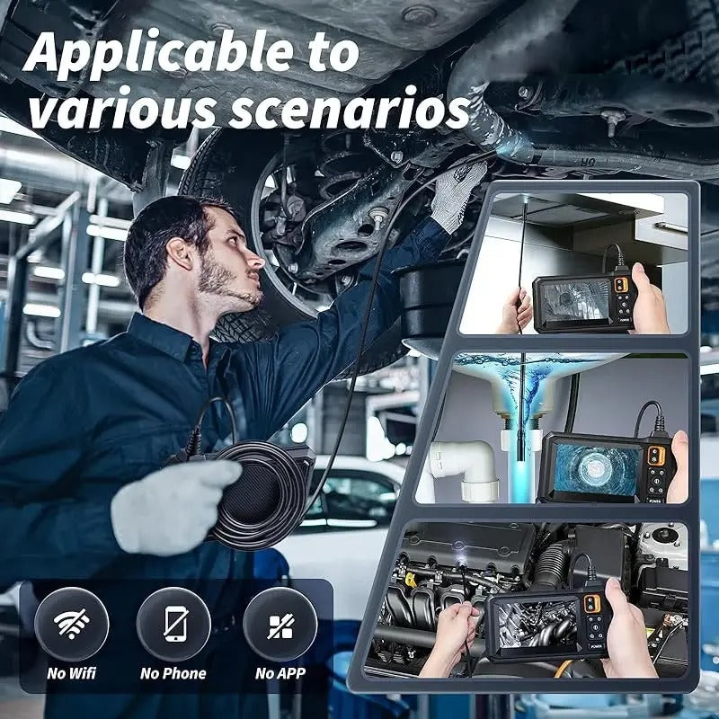 Advanced Inspection Camera | 1080P HD Imaging with Adjustable Lens | Versatile Tool for Precision Inspections 4