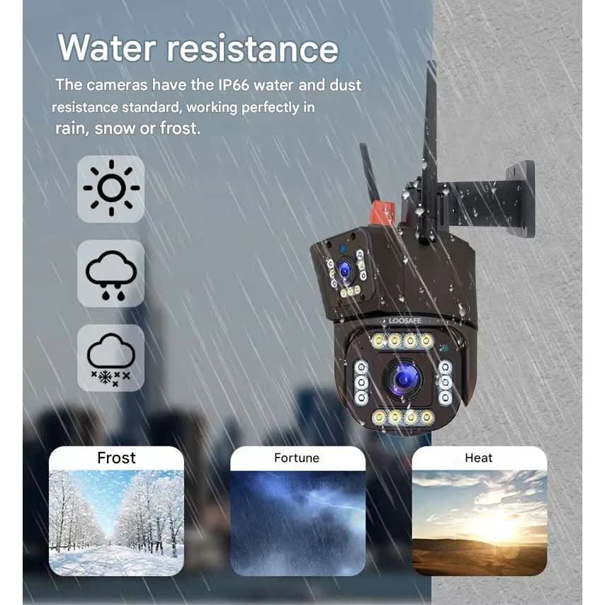 Advanced Security | Wireless Security Camera with 4K Resolution & Solar Power | 360° Panoramic View for Ultimate Home Protection 6