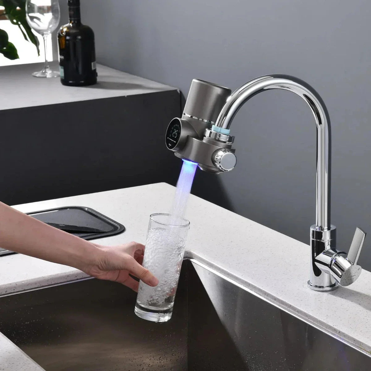 Advanced Tap Water Filter with LED Display & UV Technology for Clean Water 5