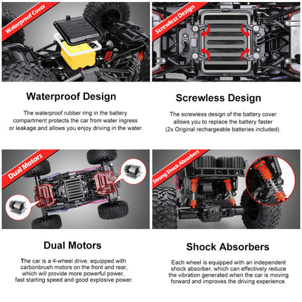 Adventure Beast | Amphibious Remote Control Car with 4WD & Waterproof Design | All-Terrain Fun for Outdoor Adventures 6