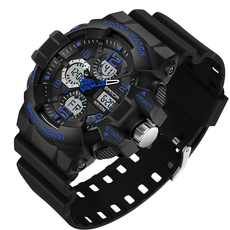 Adventure Gear | Heavy Duty Military Waterproof Digital Watch with Durable Design | Essential Accessory for Outdoor Enthusiasts 0