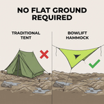 Adventure Haven | Multi-Person Camping Hammock with Three-Point Suspension | Spacious Design for Group Relaxation 2
