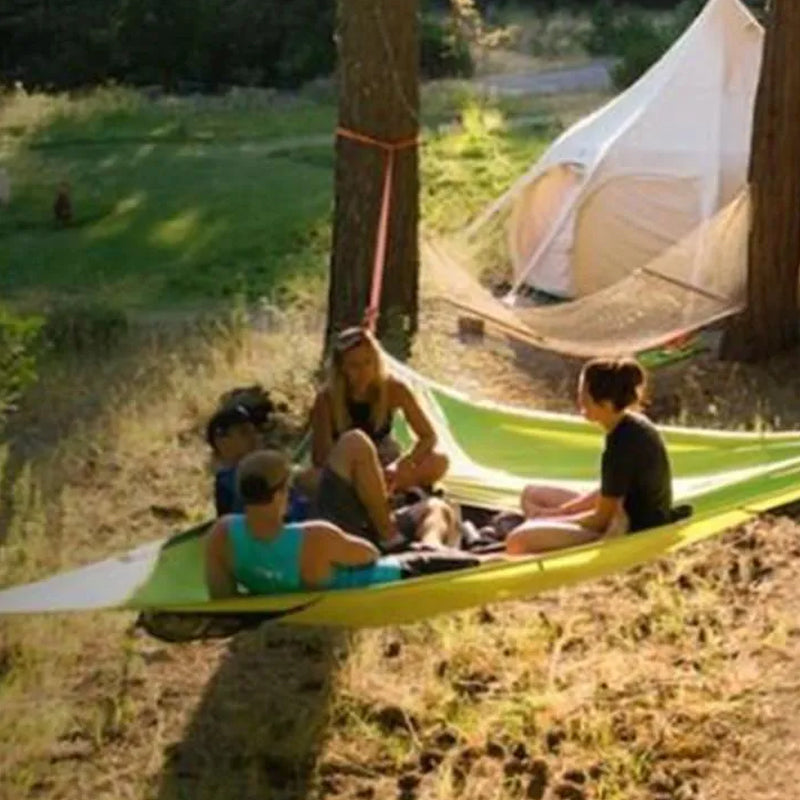 Adventure Haven | Multi-Person Hammock with 3-Point Anchor System | Ideal for Family Camping Trips 4