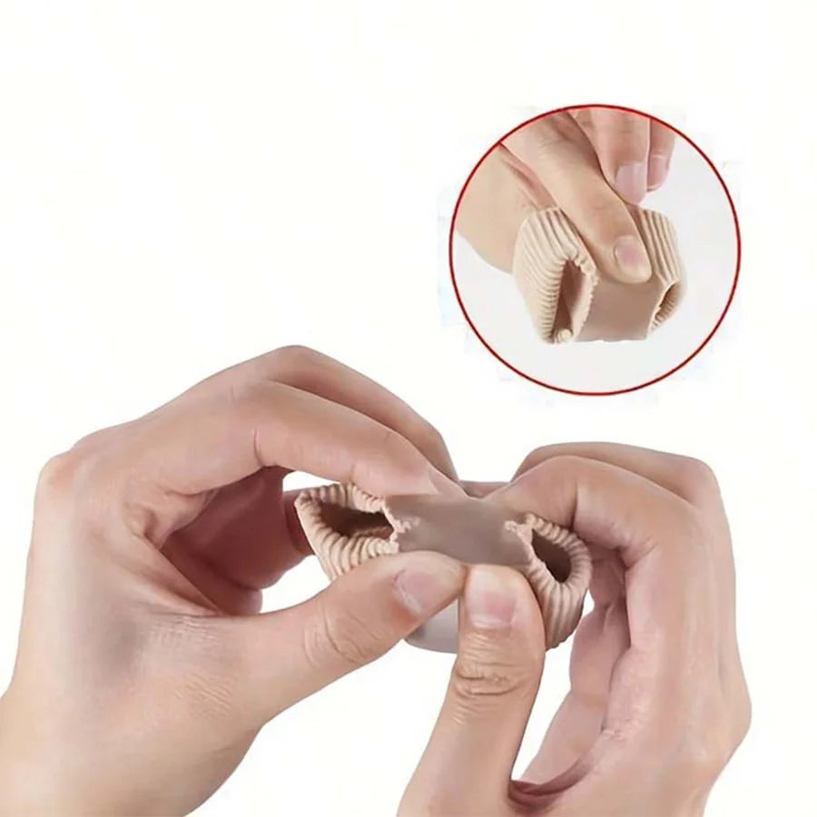 Tuzwa Soft Toe Separators for Bunions – Flexible Rubber Toe Spacers for Cushioning, Toe Alignment Support & Everyday Foot Comfort