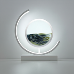 Aequora | Modern 3D Sand Bowl Table Lamp with Soothing LED Light | Artistic Design for Calming Ambiance 7