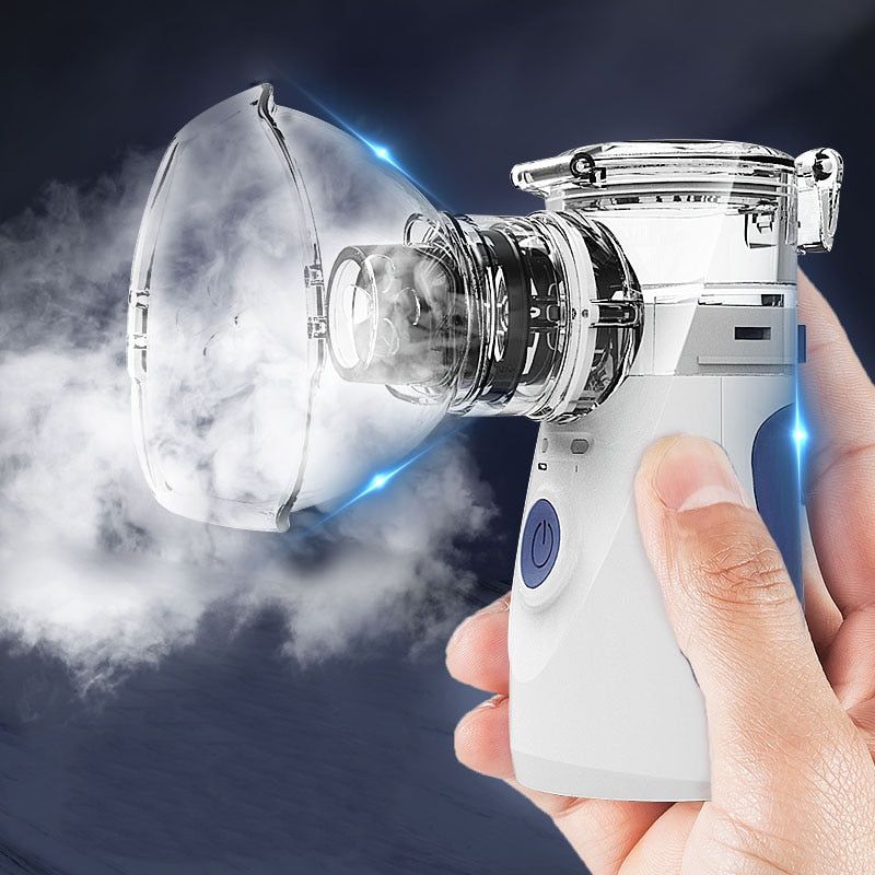 AeroMist | Portable Ultrasonic Nebulizer with Rechargeable Battery | Compact Design for On-the-Go Relief 0