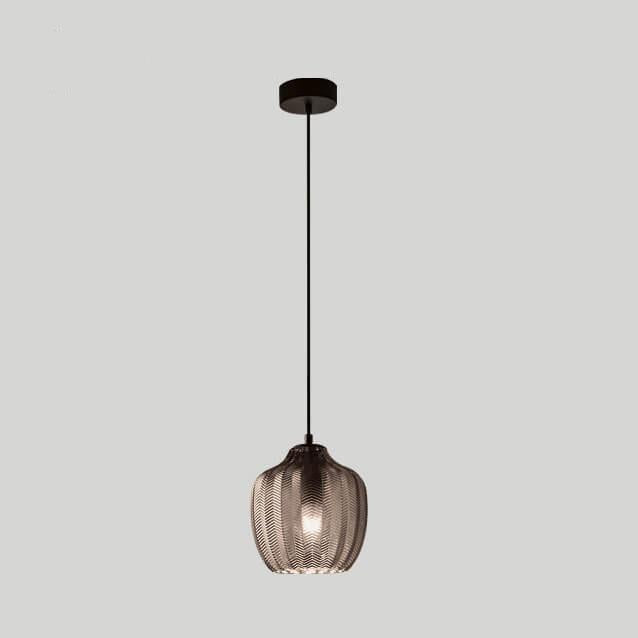 AetherGlass | Stylish Modern Wavy Glass Pendant Light Fixture 0