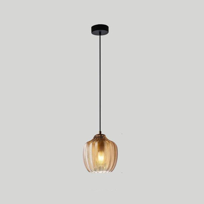 AetherGlass | Stylish Modern Wavy Glass Pendant Light Fixture 10