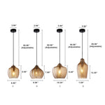 AetherGlass | Stylish Modern Wavy Glass Pendant Light Fixture 4